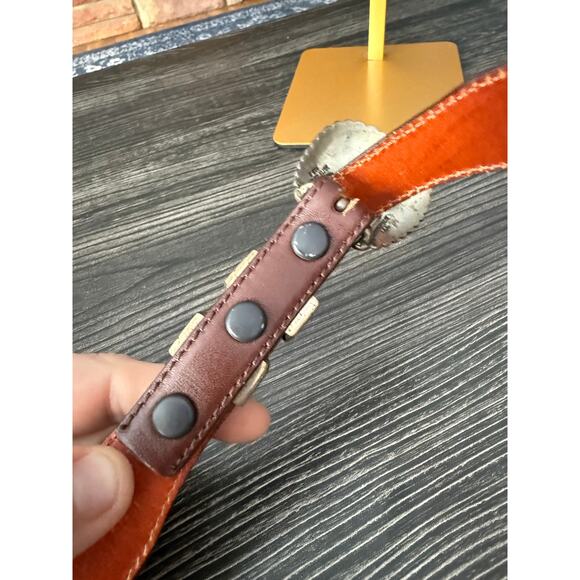 Alexander Kalifano Genuine Top Grain Leather 34’ Brown Belt - Picture 3 of 6